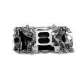 Picture of RPM Air-Gap Intake Manifold for Big-Block Chevy Oval Port, Chrome Plasma Finish