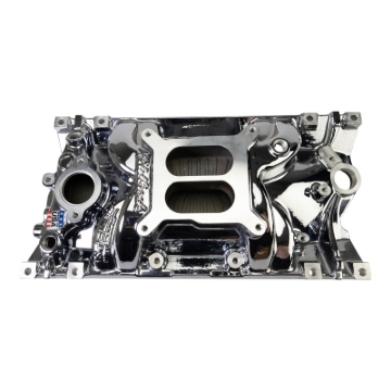 Picture of Edelbrock Perf EPS Manifold for Small-Block Chevy Vortec, Chrome Plasma Finish