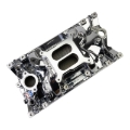 Picture of Edelbrock Perf EPS Manifold for Small-Block Chevy Vortec, Chrome Plasma Finish