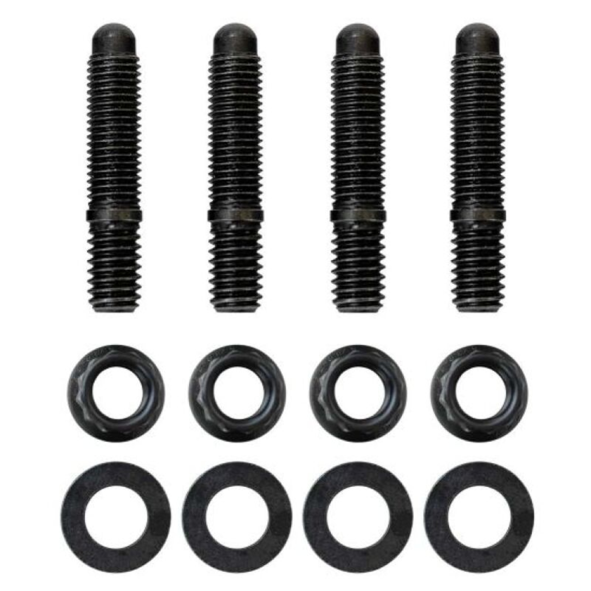 Picture of Moroso 5/16in-24 x 1.625in Long 12-Point Nuts Carburetor Stud Kit
