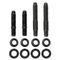 Picture of Moroso 2PC 5/16in-24 x 1.625in & 2 PC 5/16in-24 X 2.0in Long 12-Point Nuts Carb Stud Kit w/Bracket
