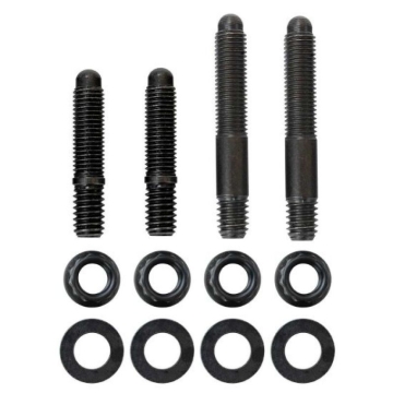 Picture of Moroso 2PC 5/16in-24 x 1.625in & 2 PC 5/16in-24 X 2.0in Long 12-Point Nuts Carb Stud Kit w/Bracket
