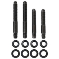 Picture of Moroso 2PC 5/16in-24 x 2.0in & 2 PC 5/16in-24 X 2.5in Long 12-Point Nuts Carb Stud Kit w/Bracket