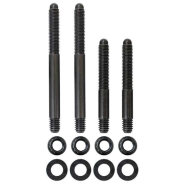 Picture of Moroso 2PC 5/16in-24 x 2.5in & 2 PC 5/16in-24 X 3.5in Long 12-Point Nuts Carb Stud Kit w/Bracket