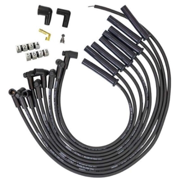 Picture of Moroso Ford 351C HEI-Style Cap Ultra 350 8mm Multi-Angle Boot Ignition Spark Plug Wire Set - Black