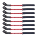 Picture of Moroso GM GenV LT1/LT4 5.3L/6.2L/6.6L Ultra 40 8.5mm Multi-Angle Boot Spark Plug Wire Set - Red