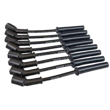 Picture of Moroso GM LS 5.7L/6.0L/6.2L/7.0L Ultra40 8.5mm Multi-Angle Boot Ignition Spark Plug Wire Set - Black