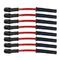Picture of Moroso GM LS 5.7L/6.0L/6.2L/7.0L Ultra 40 8.5mm Multi-Angle Boot Ignition Spark Plug Wire Set - Red