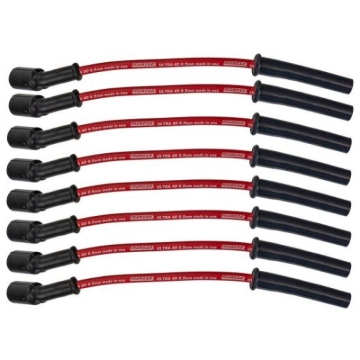 Picture of Moroso 99-13 GM LS/LQ 4.8/5.3/5.7/6.0/6.2L Ultra 40 8.5mm Multi-Angle Boot Spark Plug Wire Set - Red
