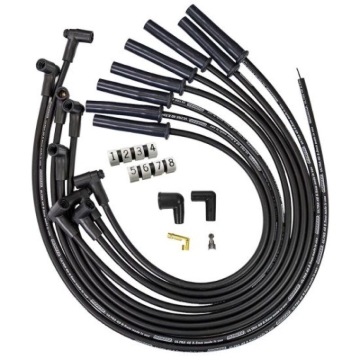 Picture of Moroso GM BBC 366-454 HEI-Style w/o Coil In Cap Ultra 40 8.5mm Multi-Angle Spark Plug Wire Set - Blk