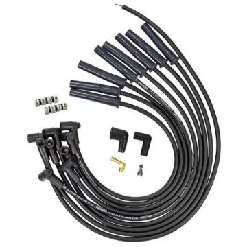 Picture of Moroso Ford 351C HEI-Style Cap Ultra 40 8.5mm Multi-Angle Boot Ignition Spark Plug Wire Set -Black