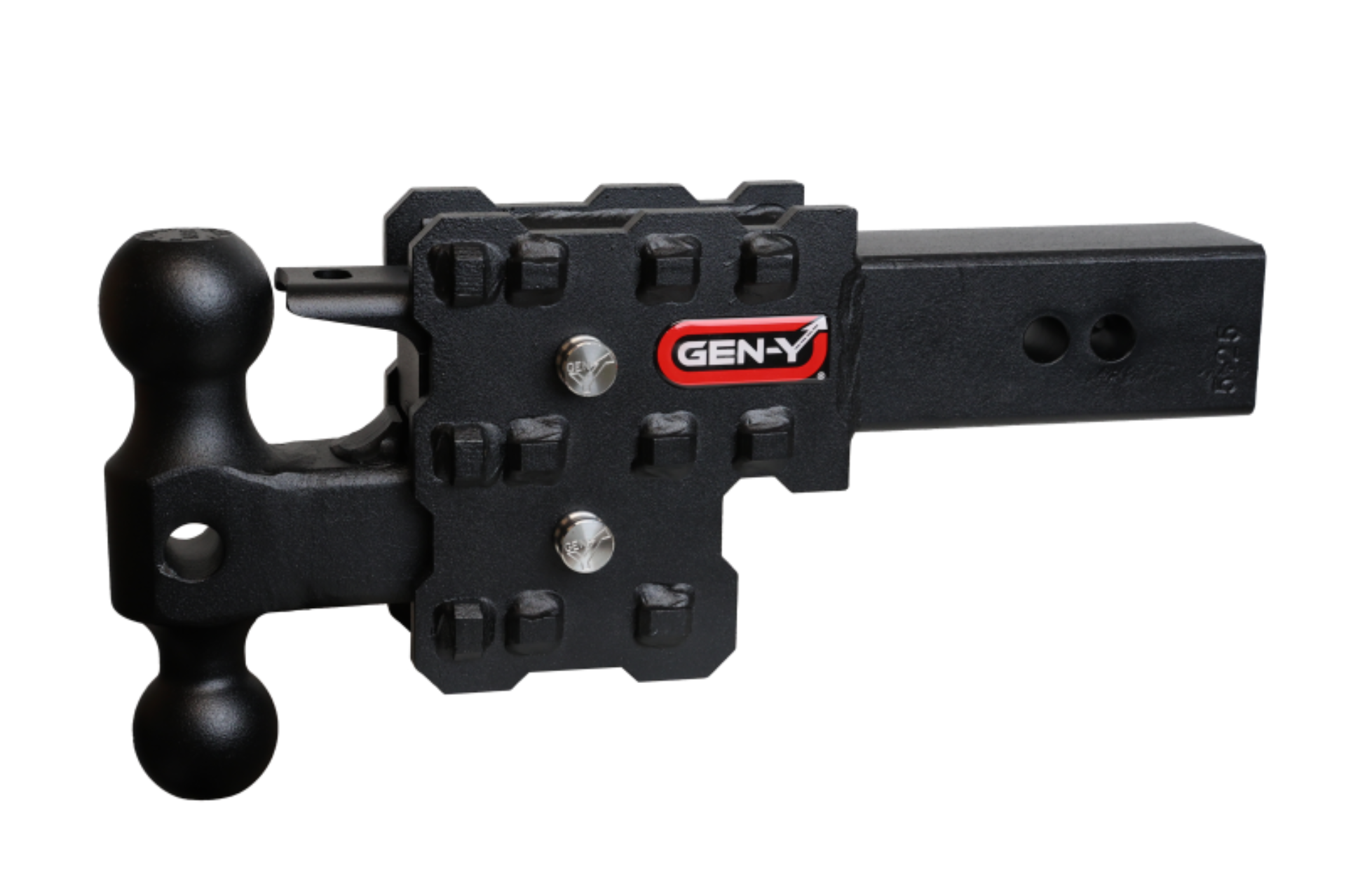 Picture of Gen-Y Phantom-X 2.5in Solid Shank 2.5in Drop 1.6K TW 16K Hitch w/GH-051 & GH-032 (No Flat Towing)