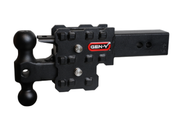 Picture of Gen-Y Phantom-X 2.5in Solid Shank 2.5in Drop 1.6K TW 16K Hitch w/GH-051 & GH-032 (No Flat Towing)