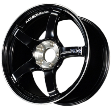 Picture of Advan TC4 18x9.5 +38 5x120 Racing Gloss Black & Diamond Cut Wheel