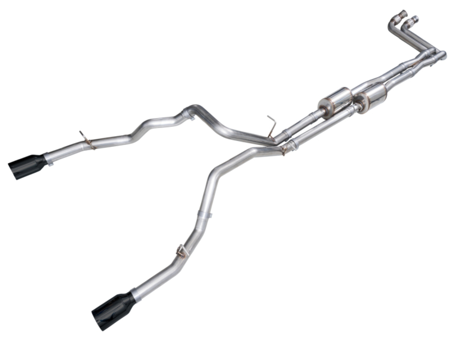 Picture of AWE Tuning 2025+ RAM 1500 3.0TT Rebel 0FG Cat-Back Exhaust w/ Diamond Black Tips