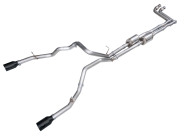Picture of AWE Tuning 2025+ RAM 1500 3.0TT Rebel 0FG Cat-Back Exhaust w/ Diamond Black Tips