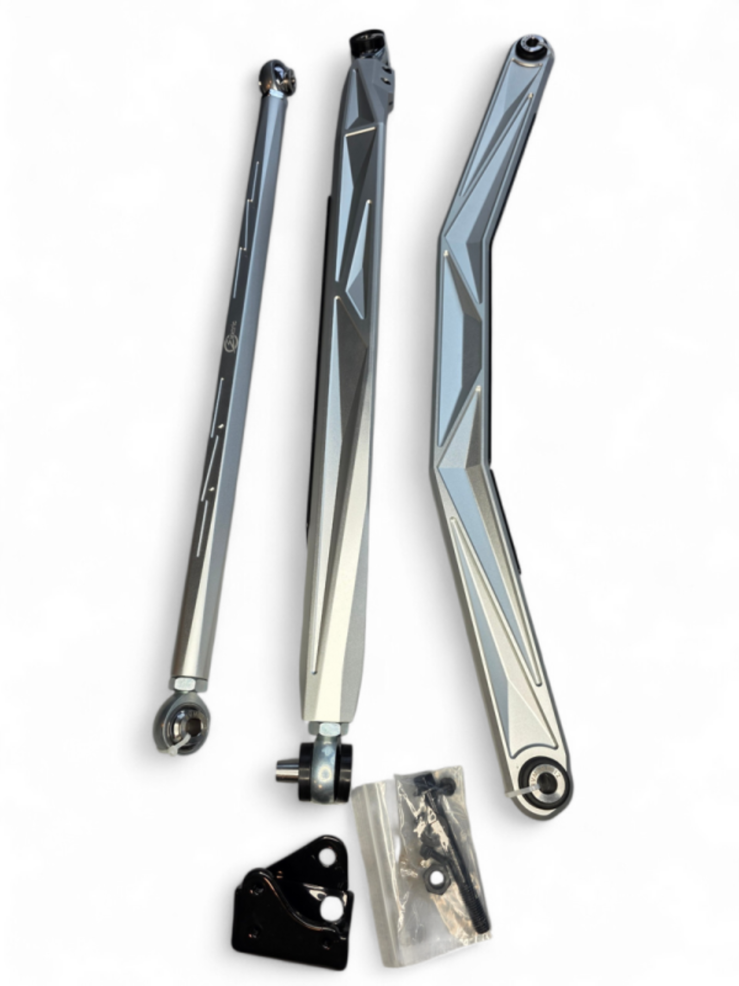 Picture of Elektric Offroad 2024+ Can Am Maverick R Volt Billet Radius Rods Anodized Clear