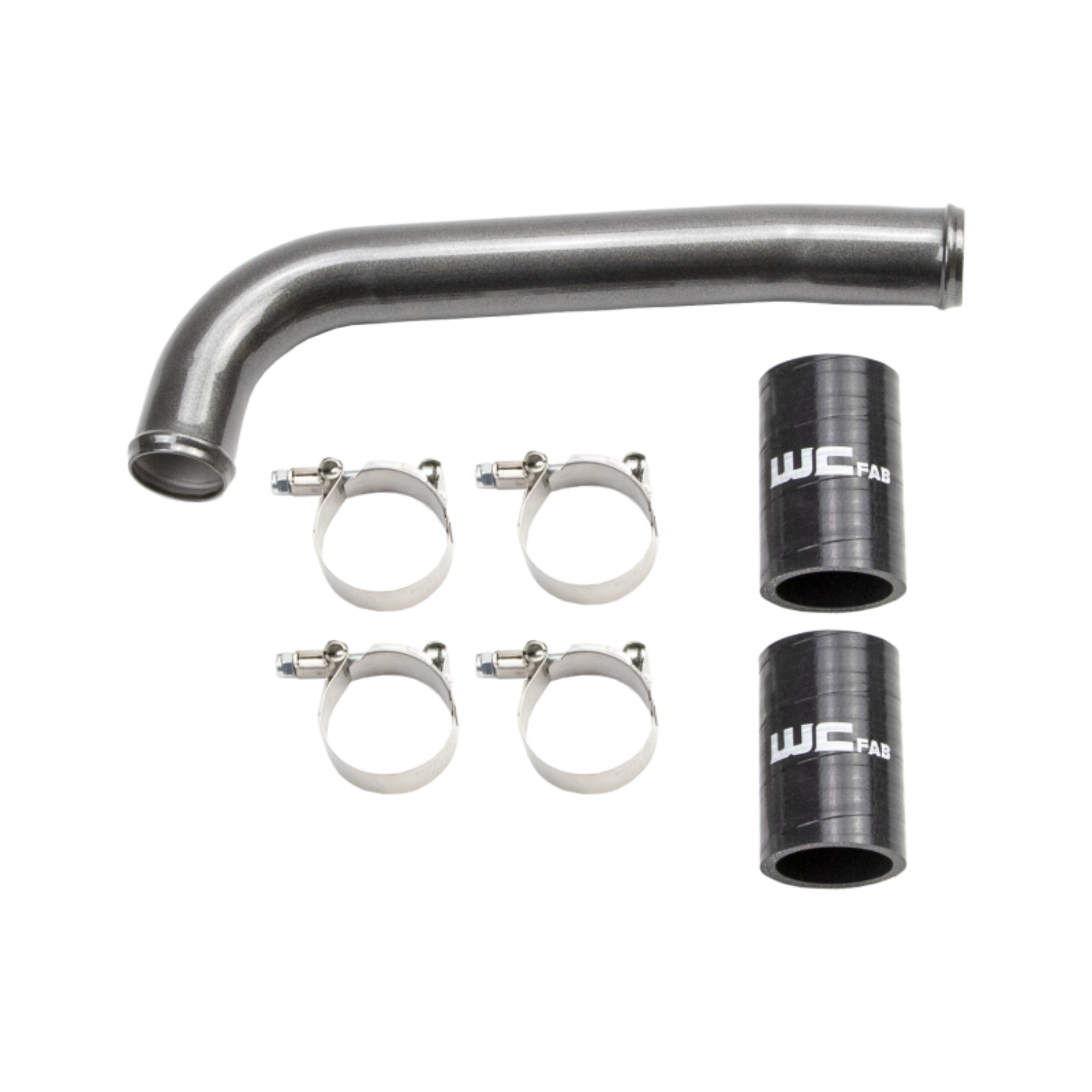 Picture of Wehrli 01-05 Chevrolet 6.6L LB7/LLY Duramax Upper Coolant Pipe - Brizzle Blue