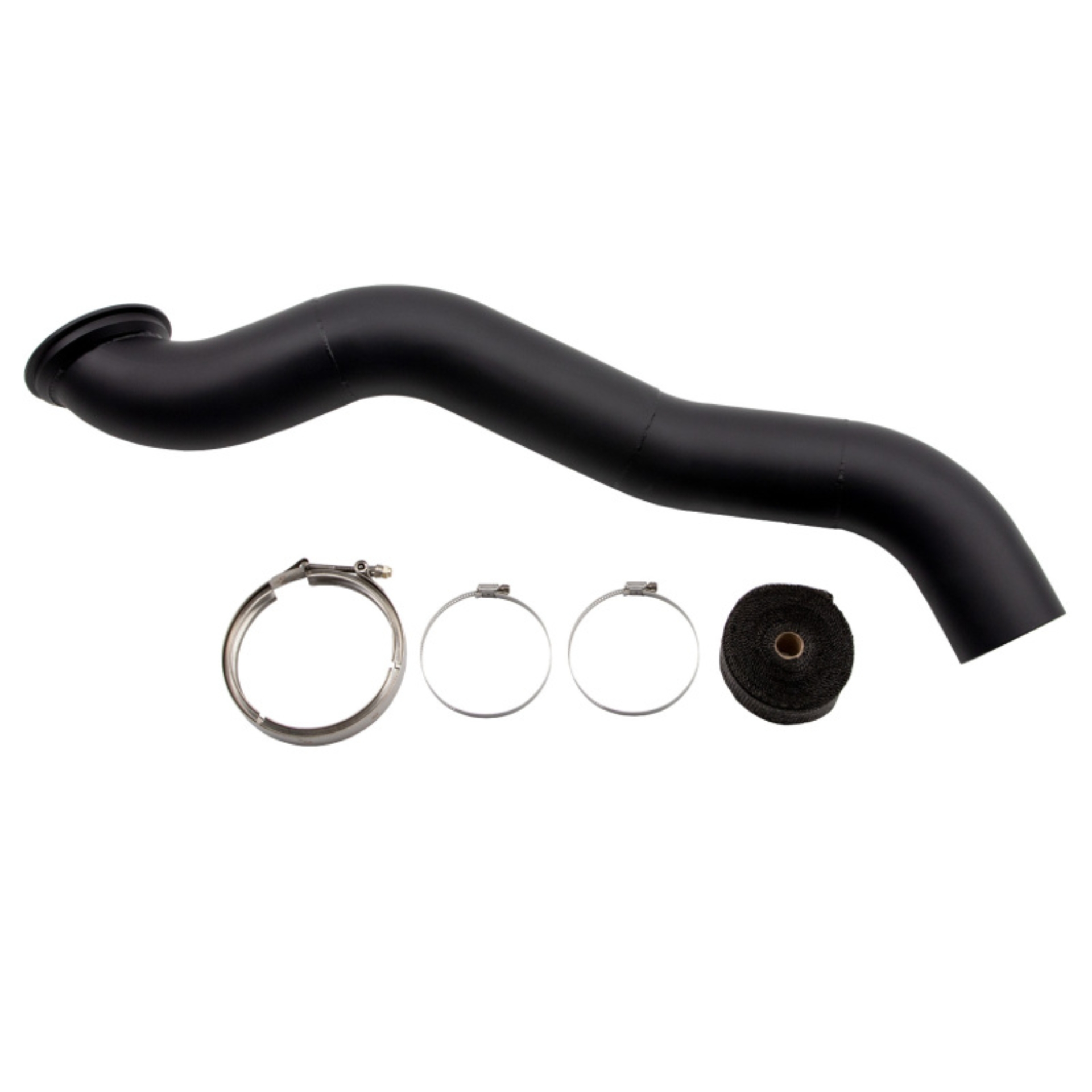 Picture of Wehrli LB7/LLY/LBZ/LMM Duramax Twin Turbo 4in Down Pipe