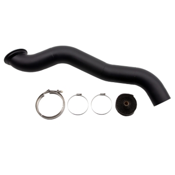 Picture of Wehrli LB7/LLY/LBZ/LMM Duramax Twin Turbo 4in Down Pipe