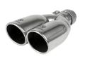 Picture of aFe Takeda 304 Stainless Steel Clamp-on Exhaust Tip Polished 2-1/2ininlet x 3-1/2in Outlet X 12in L