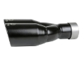 Picture of aFe Takeda 304 Stainless Steel Clamp-on Exhaust Tip Black 2-1/2ininlet x 3-1/2in Outlet X 12in L