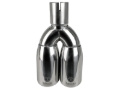 Picture of aFe Takeda 304 Stainless Steel Clamp-on Exhaust Tip Polished 2-1/2ininlet x 3-1/2in Outlet X 12in L
