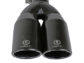 Picture of aFe Takeda 304 Stainless Steel Clamp-on Exhaust Tip Black 2-1/2ininlet x 3-1/2in Outlet X 12in L