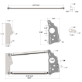 Picture of QA1 HD Pro Rear Drag 4-Link System - No Shocks/Springs