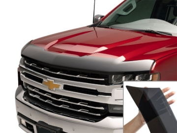 Picture of WeatherTech 19-26 Chevrolet Silverado 1500 (w/o Raised Hood) Hood Skin Protector - Black