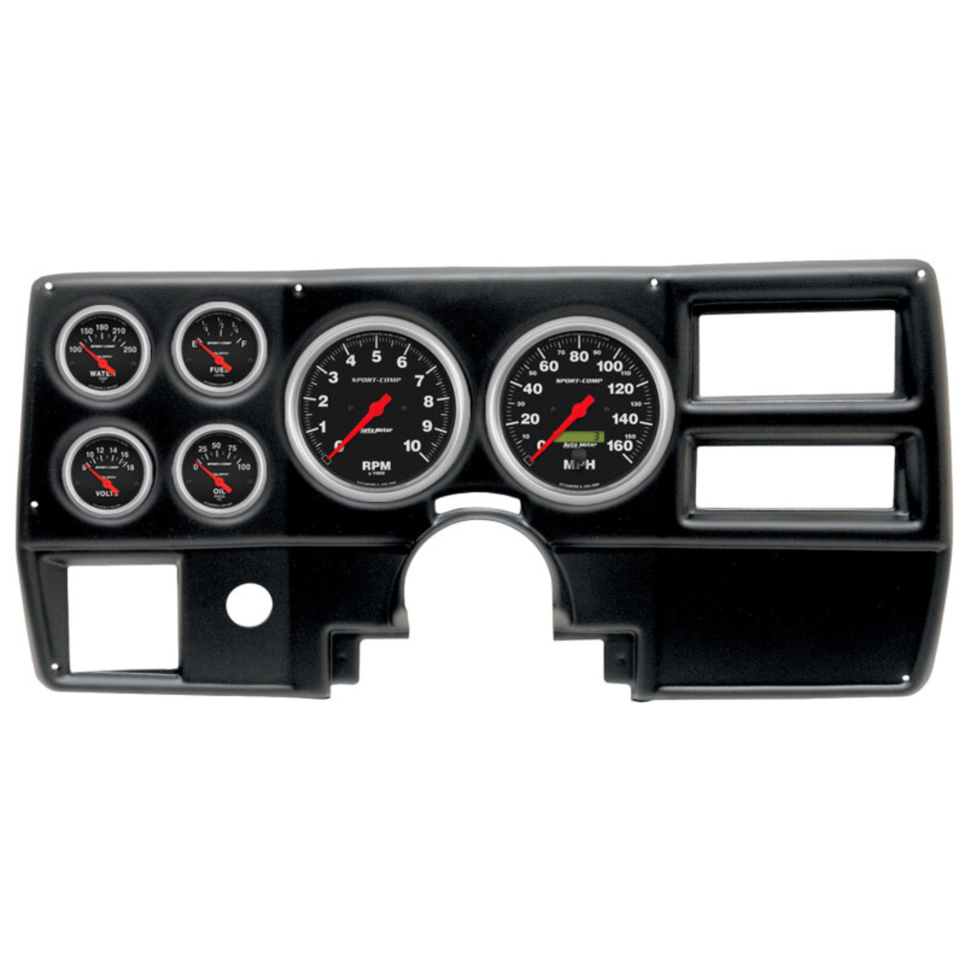 Picture of Autometer 84-87 Chevy/GMC Truck (5in x 2 - 2-1/16in x 4) 6-Gauge Direct Fit Dash Kit