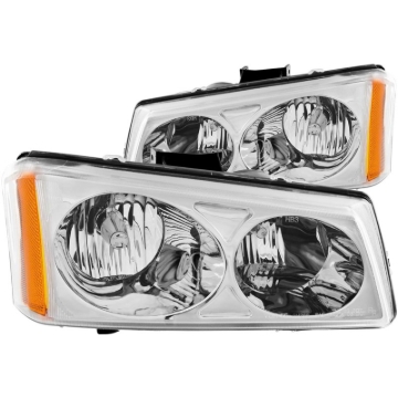 Picture of ANZO 2003-2006 Chevrolet Silverado 1500 Crystal Headlights Chrome