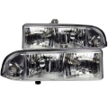 Picture of ANZO 1998-2005 Chevrolet S-10 Crystal Headlights Chrome