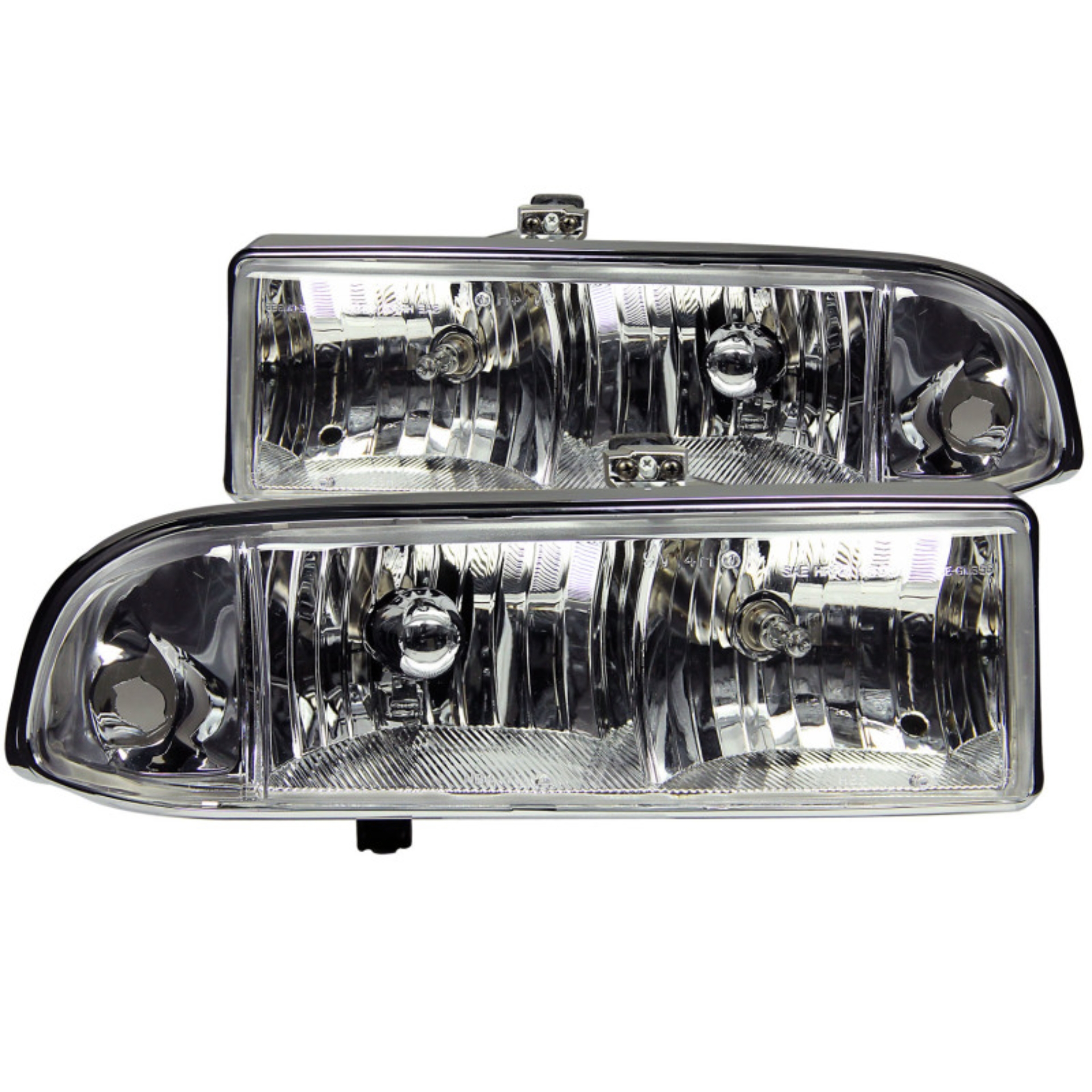 Picture of ANZO 1998-2005 Chevrolet S-10 Crystal Headlights Chrome