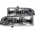 Picture of ANZO 1998-2005 Chevrolet S-10 Crystal Headlights Chrome