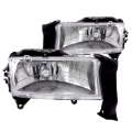 Picture of ANZO 1997-2004 Dodge Dakota Crystal Headlights Chrome