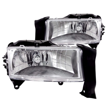 Picture of ANZO 1997-2004 Dodge Dakota Crystal Headlights Chrome