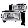Picture of ANZO 1997-2004 Dodge Dakota Crystal Headlights Chrome