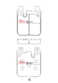 Picture of DBA RP Performance Brake Pads - DB15127RP