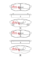 Picture of DBA 2012+ Subaru BRZ / 2012+ Toyota 86/GR 86 Rear RP Performance Brake Pads