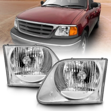 Picture of ANZO 1997-2003 Ford F-150 Crystal Headlights Chrome