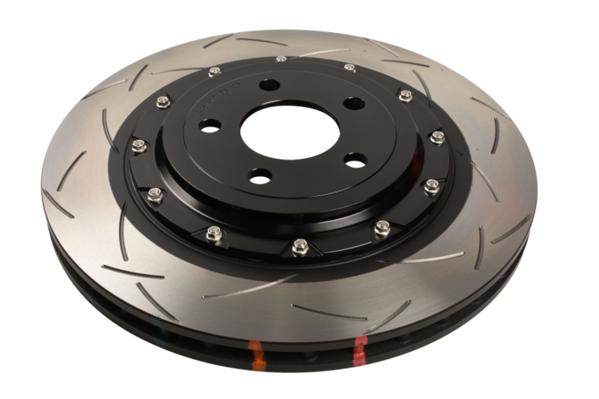 Picture of DBA 24-26 Ford Mustang (390mm Front Rotor) Rear 5000 Series Slotted Rotor (w/Black Hat)