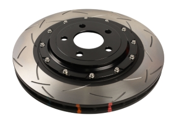Picture of DBA 24-26 Ford Mustang (390mm Front Rotor) Rear 5000 Series Slotted Rotor (w/Black Hat)