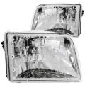 Picture of ANZO 1993-1997 Ford Ranger Crystal Headlights Chrome