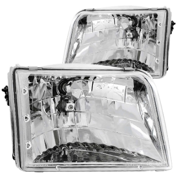 Picture of ANZO 1993-1997 Ford Ranger Crystal Headlights Chrome