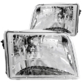 Picture of ANZO 1993-1997 Ford Ranger Crystal Headlights Chrome