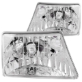 Picture of ANZO 1998-2000 Ford Ranger Crystal Headlights Chrome