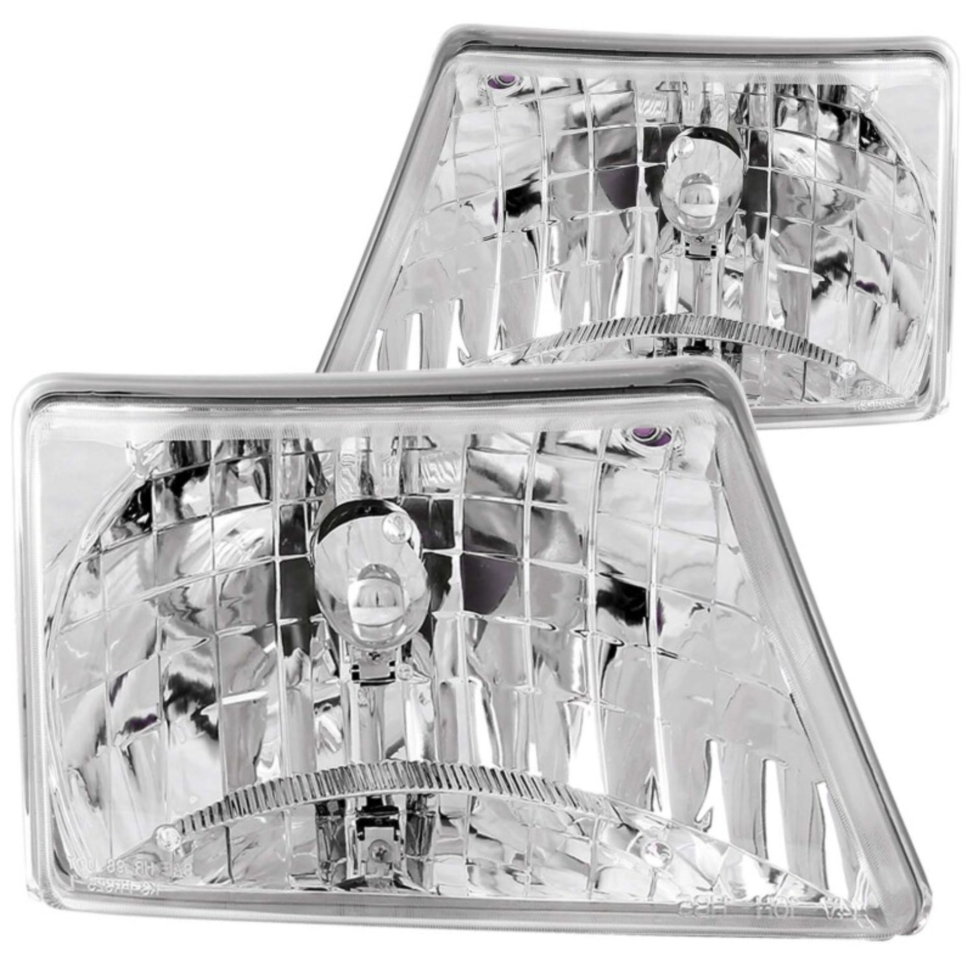 Picture of ANZO 1998-2000 Ford Ranger Crystal Headlights Chrome