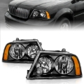 Picture of ANZO 2003-2006 Lincoln Navigator Crystal Headlights Black
