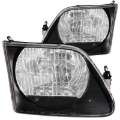 Picture of ANZO 1997.5-2003 Ford F-150 Crystal Headlights Black G2